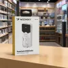 Powerbank Wozinsky WFC-15W 20000mAh 22.5W PD20W com cabos Lightning e USB-C integrados - branco