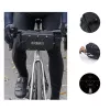 Bolsa de guiador para bicicleta Rockbros TL001 Road to Sky 1.9L impermeável – preta