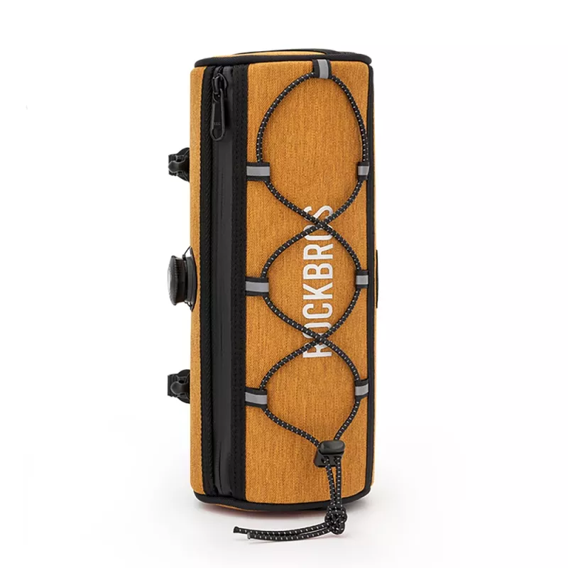 Bolsa de guiador Rockbros TL002 ROAD TO SKY 1,5L impermeável – laranja