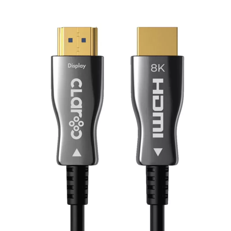 Cabo ótico ativo Claroc HDMI 2.1 AOC 8K 120Hz 50 m