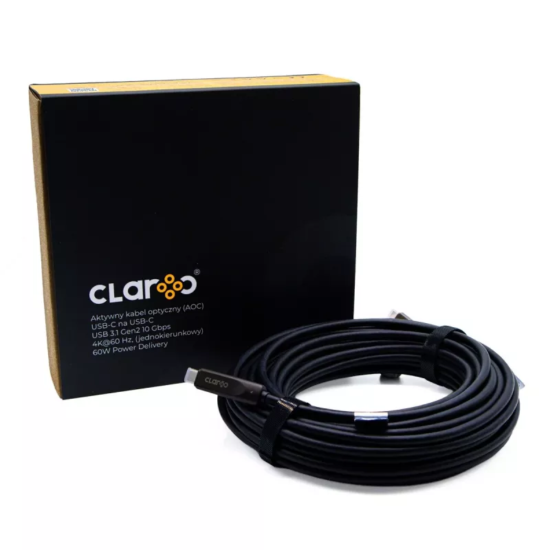 Cabo ótico ativo Claroc USB-C 4K@60Hz 10 m