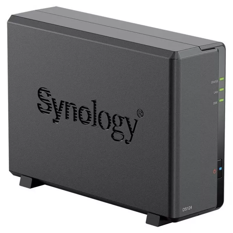 Synology DS124 + 1x HAT3310-12T (12TB) NAS desktop 1 baía