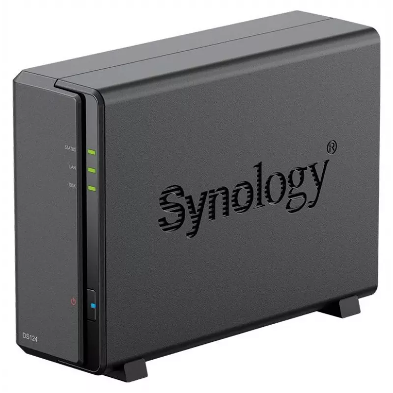 Synology DS124 + 1x HAT3310-12T (12TB) NAS desktop 1 baía