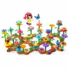 LEAN TOYS Conjunto de Blocos de Construção Flores Plantas de Jardim Criativas 3D 272 unid.