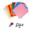 LEAN TOYS Kit Criativo de Arte com Película DIY para Colar com Película Brilhante - Design de Flores