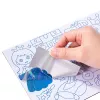 LEAN TOYS Kit Criativo de Arte com Película DIY para Colar com Película Brilhante - Design de Flores