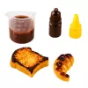 LEAN TOYS Conjunto Criativo de Plástico para Fazer Bolachas Decorativas Squishy DIY