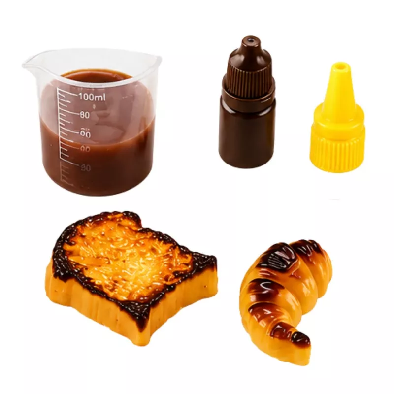 LEAN TOYS Conjunto Criativo de Plástico para Fazer Bolachas Decorativas Squishy DIY