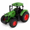 LEAN TOYS Trator Agrícola com Reboque Basculante, Rodas de Borracha, Verde, 1:24
