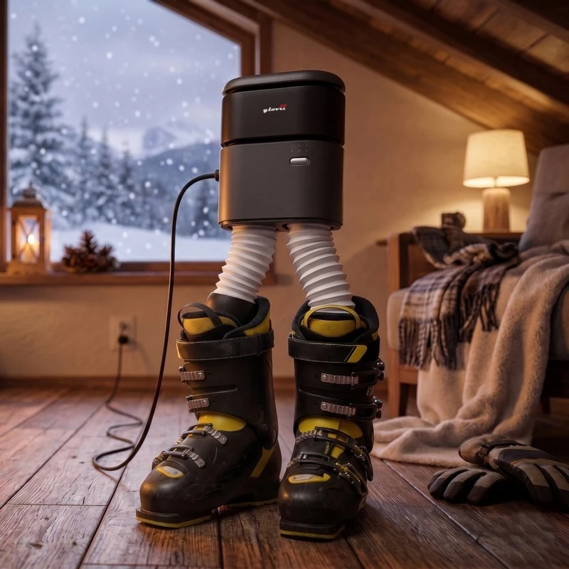 GLOVII GG22 Secador de sapatos elétrico com temporizador – Rápido, higiénico, elimina odores, protege todos os sapatos
