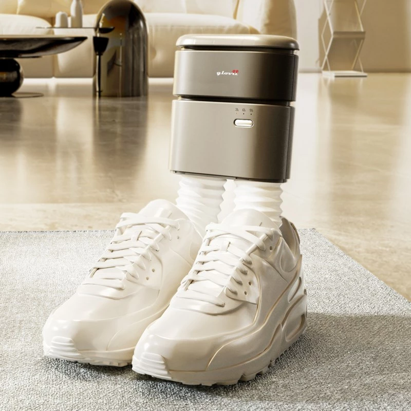 GLOVII GG22 Secador de sapatos elétrico com temporizador – Rápido, higiénico, elimina odores, protege todos os sapatos