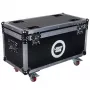 CASE4ME CC80 Mala para cabos - Estrutura de alumínio, placas de ABS, Preto, com fecho, com divisórias