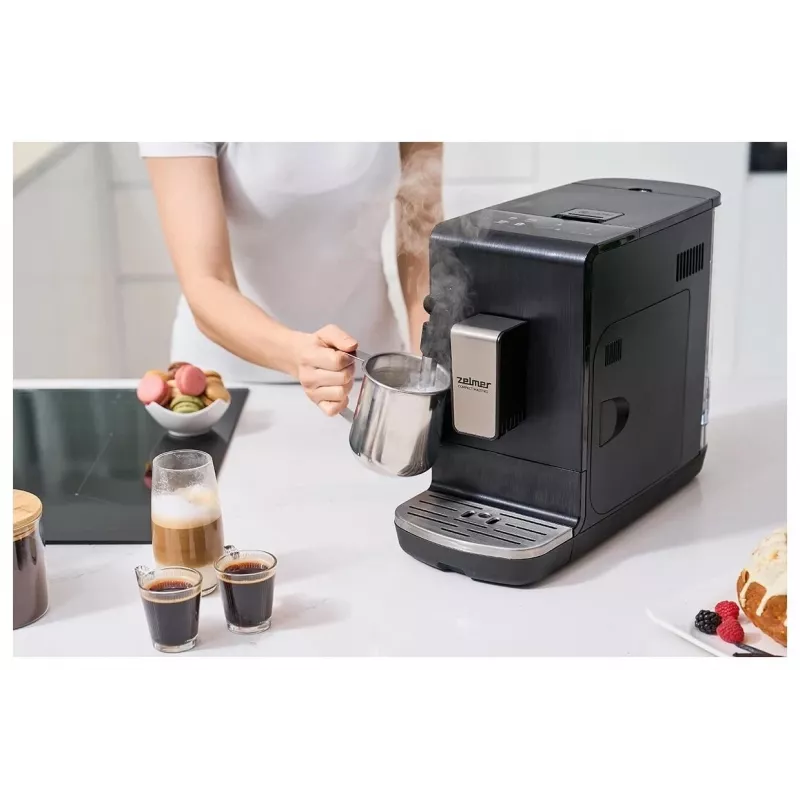 Zelmer Compact Maestro ZCM8110 Máquina de café expresso, Preto, 1050 W, 15 bar