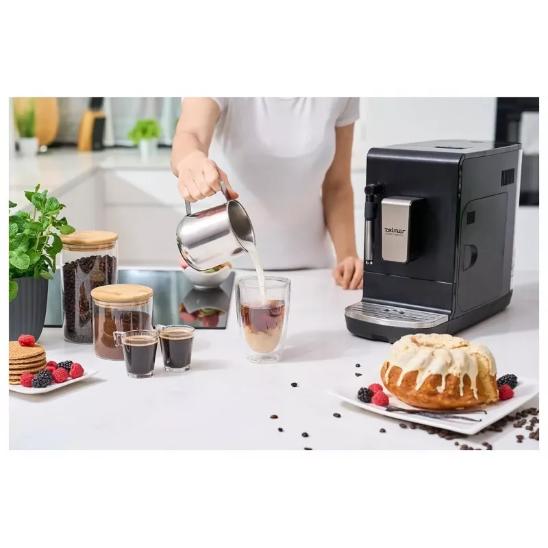 Zelmer Compact Maestro ZCM8110 Máquina de café expresso, Preto, 1050 W, 15 bar