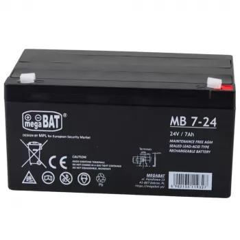 LEAN CARS Bateria de gel para veículo 24V7AH