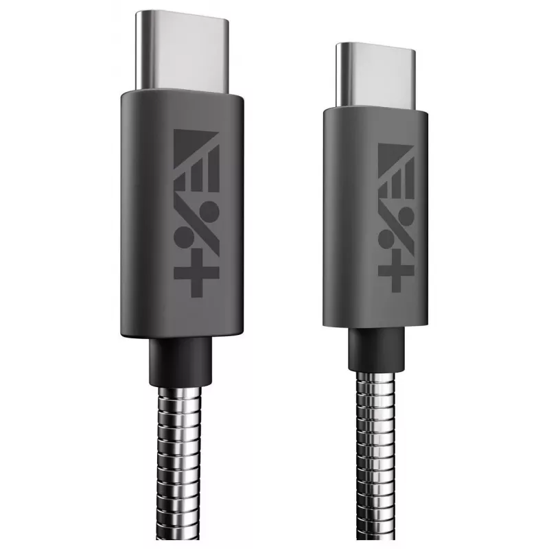NEXT ONE Cabo USB-C para USB-C 1,2 m Space Gray