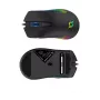 AQIRYS Phoenix rato gaming com fios RGB, 12000 DPI, preto