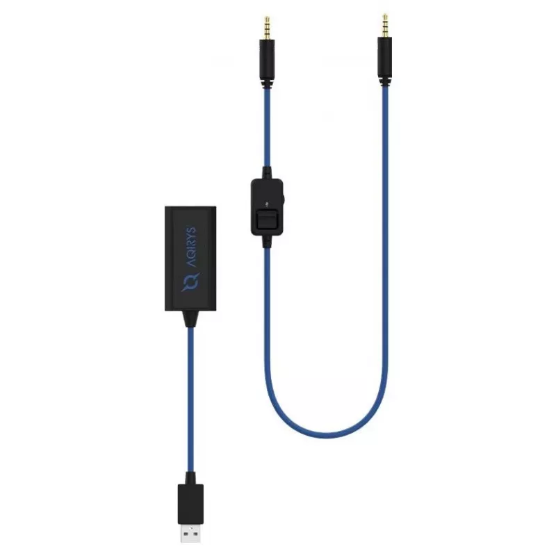 AQIRYS Sirius Pro 7.1 Headset gaming preto