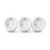 ENTAC Conjunto de Tomadas sem Fios Pack de 3 Branco
