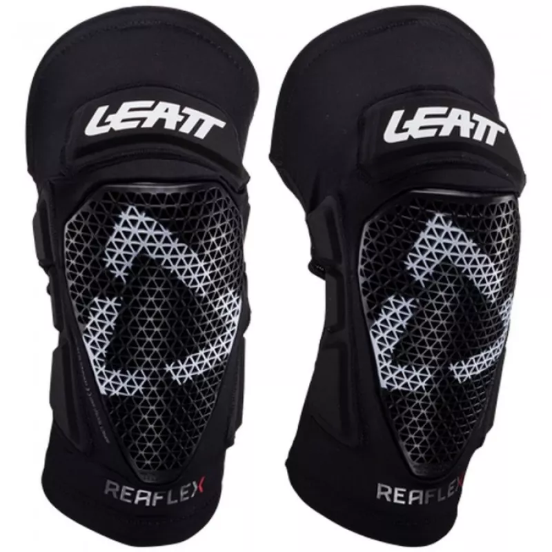 Joelheira Leatt ReaFlex Pro Preta Tamanho M