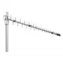 Antena direcional Poynting A-LPDA-0092-04 Log-Periodic Dipole Array, 698-960/1710-2700 MHz, 11 dBi, conector SMA, prateado