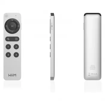 Comando de voz WiiM Voice Remote 2 prateado