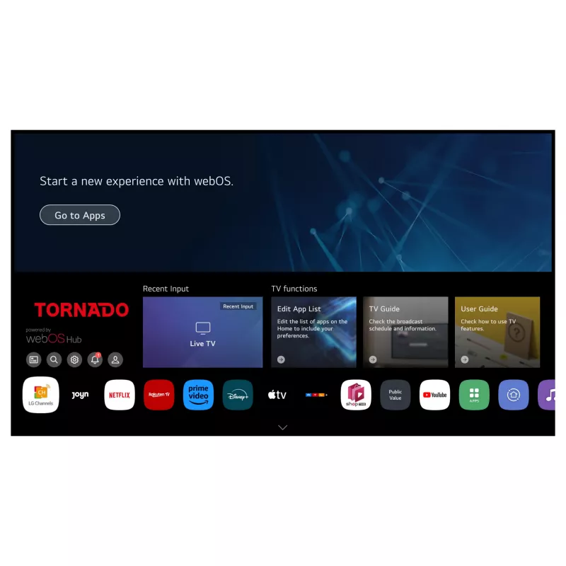 Tornado 50US4301X Televisor Smart 4K UHD 50 Polegadas