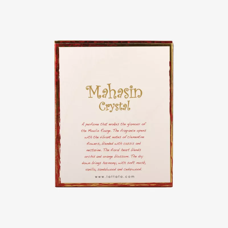 Lattafa Mahasin Crystal Eau de Parfum para mulher 100 ml