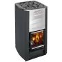 Harvia M3 sauna a lenha, preto grafite, capacidade de pedras 30 kg