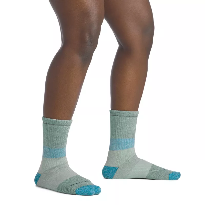Darn Tough Mountaineering Micro Crew Heavyweight Full Cushion meias para mulher - Reed, tamanho L