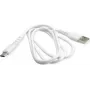 BIOND Cabo USB-A para USB-C 1m branco em plástico reciclado - carregamento e dados