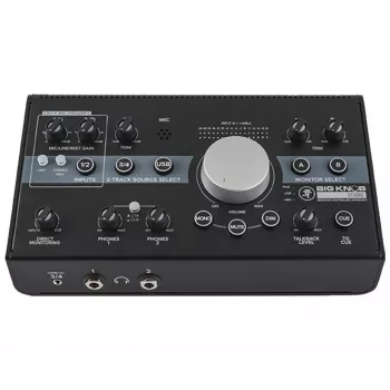 Mackie Big Knob Controlador de monitores de estúdio e interface de áudio USB