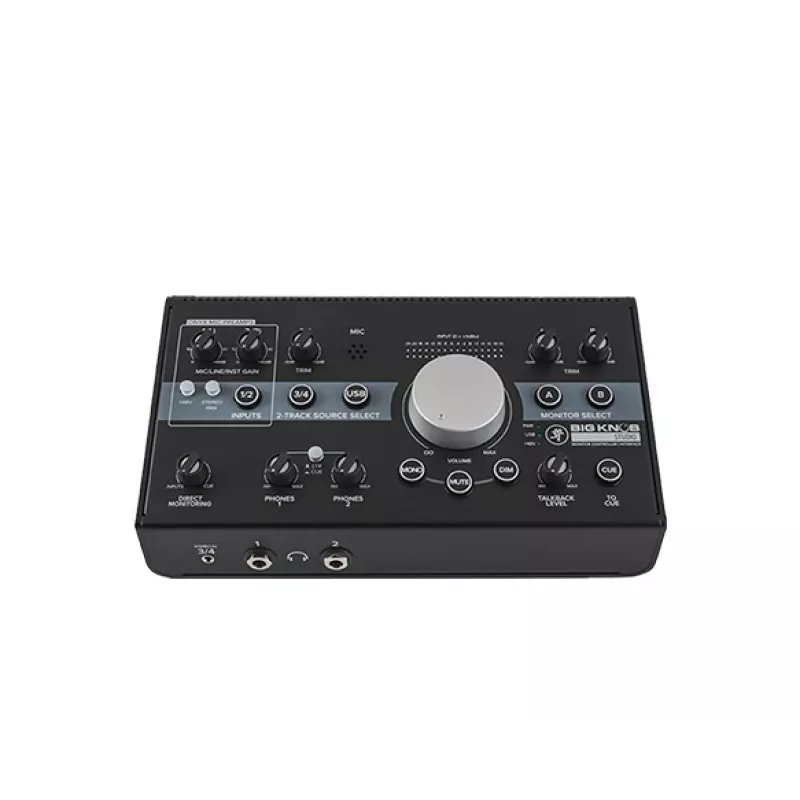 Mackie Big Knob Controlador de monitores de estúdio e interface de áudio USB