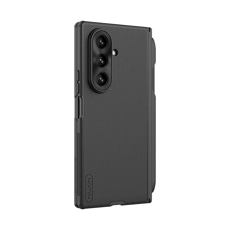 Nillkin capa Super Frosted Shield Fold para Samsung Galaxy Z Fold 7 com suporte para S Pen - preto
