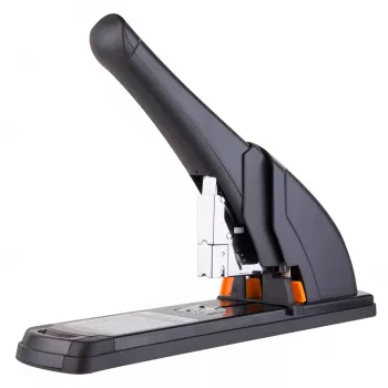 Deli Agrafador Heavy Duty Preto - Material de Escritório