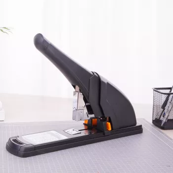 Deli Agrafador Heavy Duty Preto - Material de Escritório