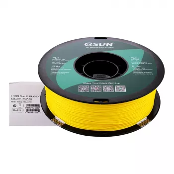 ESUN PLA+ 1,75mm amarelo 1kg filamento para impressora 3D