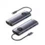 VENTION USB-C docking station 10-em-1 8K 30Hz 100W PD com ecrã LED