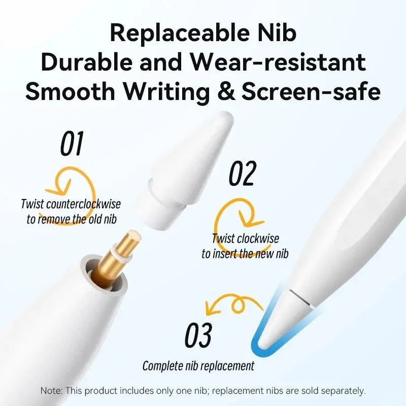 VENTION caneta stylus ativa para iPad com deteção de palma e sensibilidade à inclinação - branco