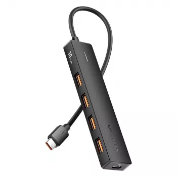 VENTION hub USB-C para USB 3.2 Gen 2 com 100W PD, 0,15m, preto
