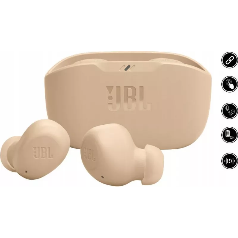 JBL Wave Buds Auscultadores In-Ear True Wireless Bege