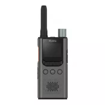 Hytera S1 Pro HYT-S35 U1 Rádio Portátil DMR UHF 1W/3W 400-470MHz com Bateria Li-Poly 2200mAh Removível, Antena AN0435H19, Áudio 3,5 mm, Ecrã OLED 1,3 polegadas, Cinzento