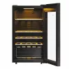Haier HWS34GGH1 Wine Bank 50 Série 3 Garrafeira com compressor de instalação livre preto 34 garrafas