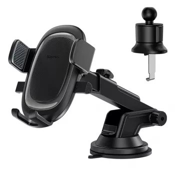 Baseus UltraControl Pro suporte de telemóvel para automóvel - preto