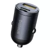 Carregador de parede Baseus Tiny Star 30W USB-A USB-C Preto