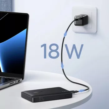 Power bank Baseus EnerFill FP21 10000 mAh 22.5W USB-A USB-C Preto
