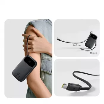 Power bank Baseus EnerFill FC31 QPow3 20000 mAh 45W Preto