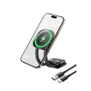 Baseus PrimeTrip C03sPro suporte de painel para carro com carregador por indução, adesivo, preto