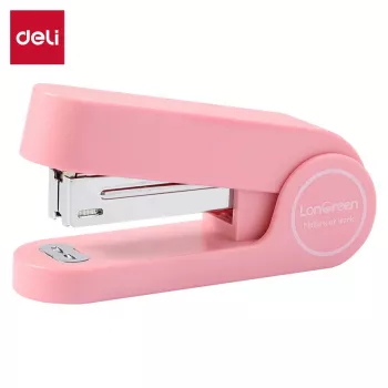 Agrafador de secretária Deli LonGreen D395324, rosa, 25 folhas