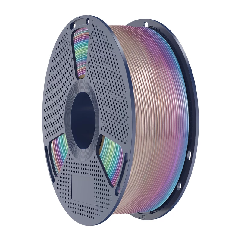 Filamento SUNLU PLA Transparent Rainbow 1,75 mm 1 kg para impressora 3D